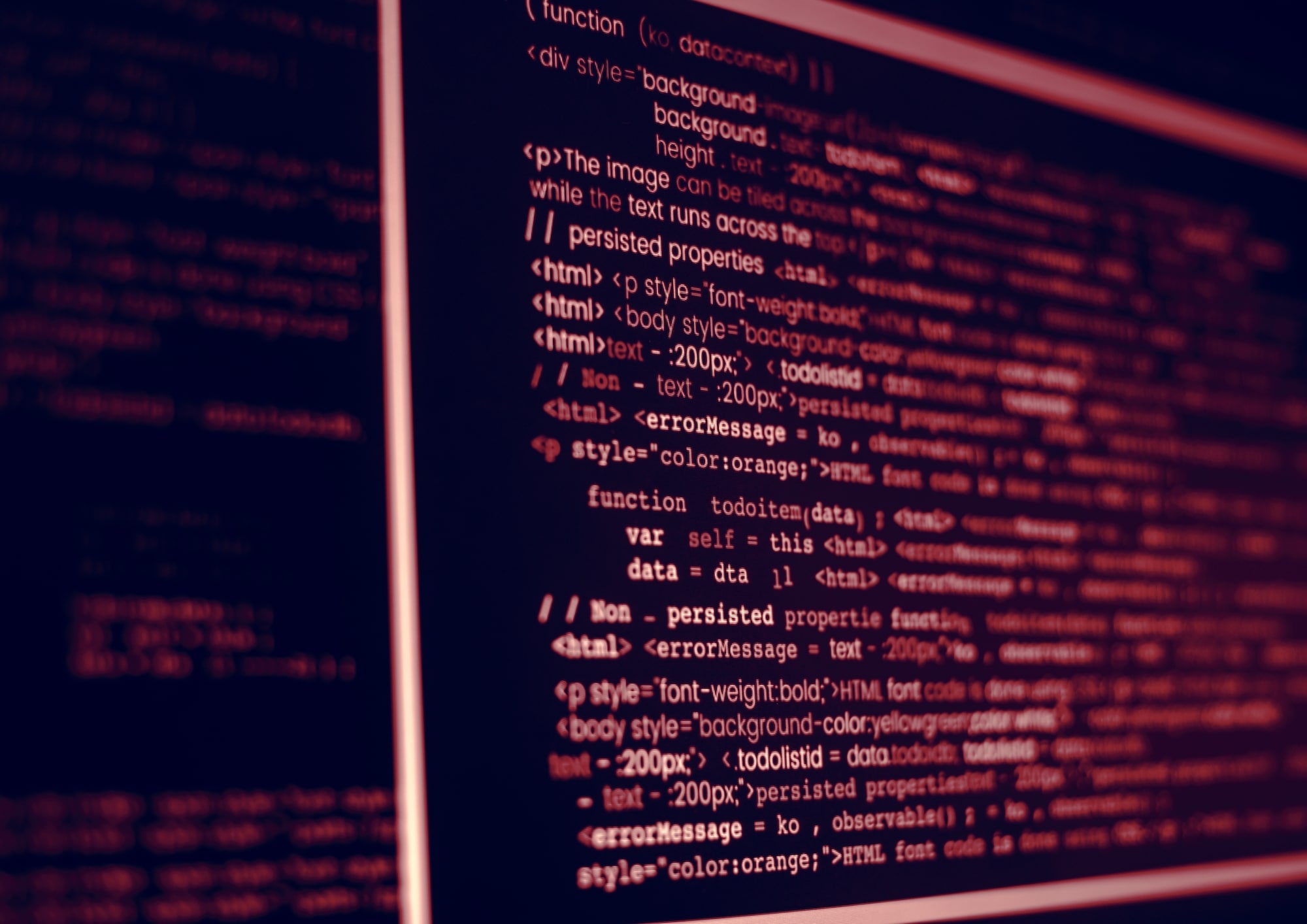codigo html desarrollo web